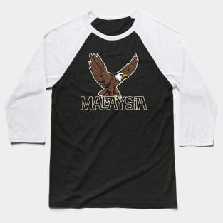 Malaysia Eagle logo Baseball T-Shirt